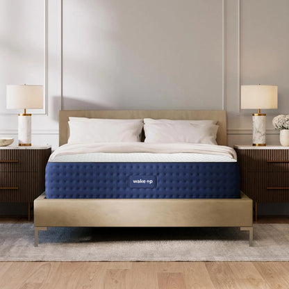 8-inch KING Dual Comfort M-Foam Mattress with Body Zone Technology (6x6.6ft)