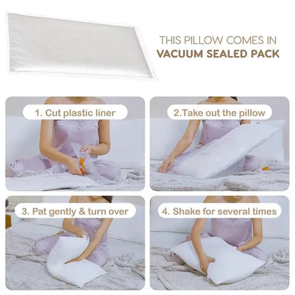 Gusseted Hotel Pillow for Sleeping, Soft & Supportive / Pack of 1
