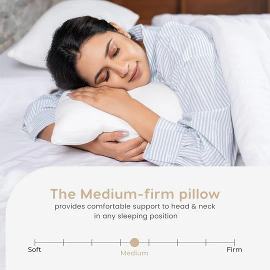 Height Adjustable Microfiber Pillows White 16 x 24 inches / Pack of 1