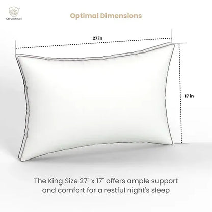 Gusseted Hotel Pillow for Sleeping, Soft & Supportive / Pack of 1