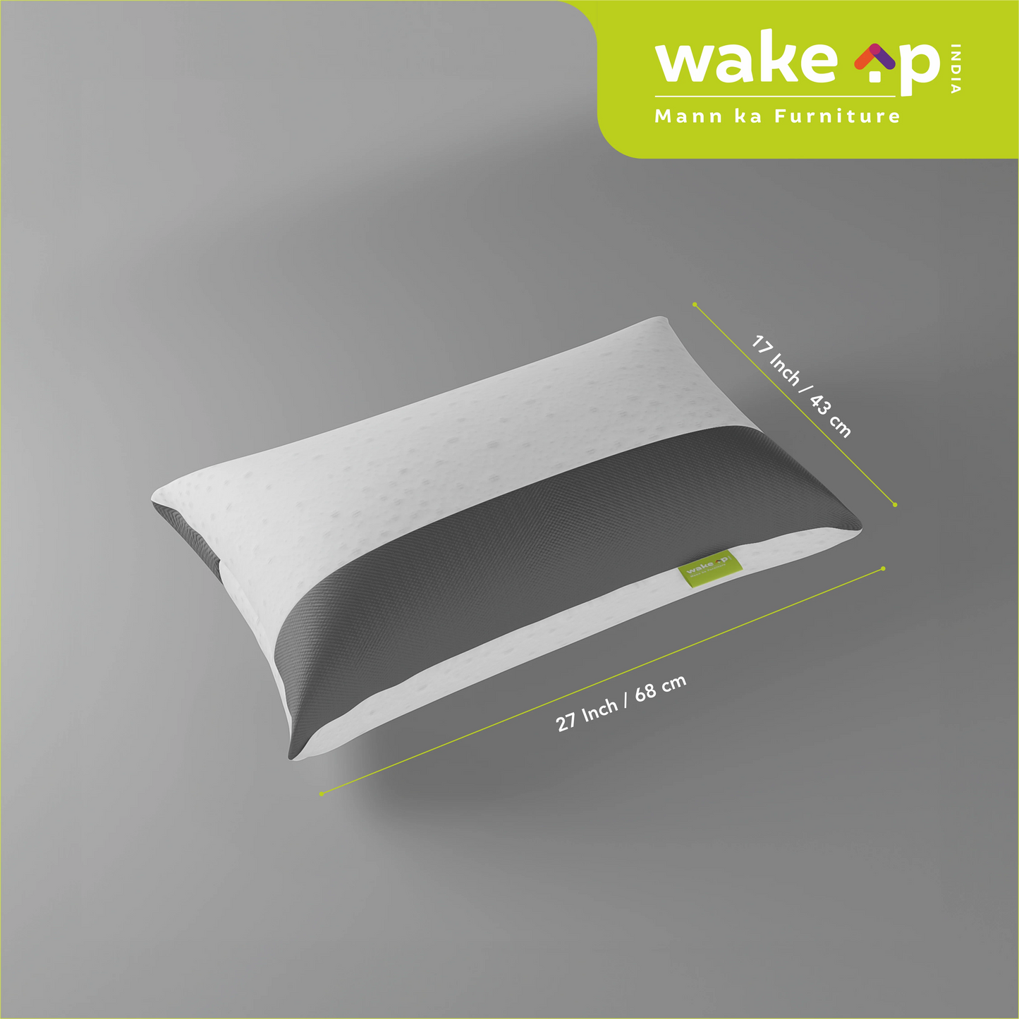 Beta Rest Fibre Pillow In White 27x17inch