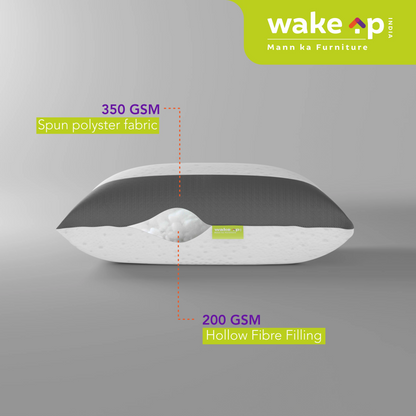 Beta Rest Fibre Pillow In White 27x17inch