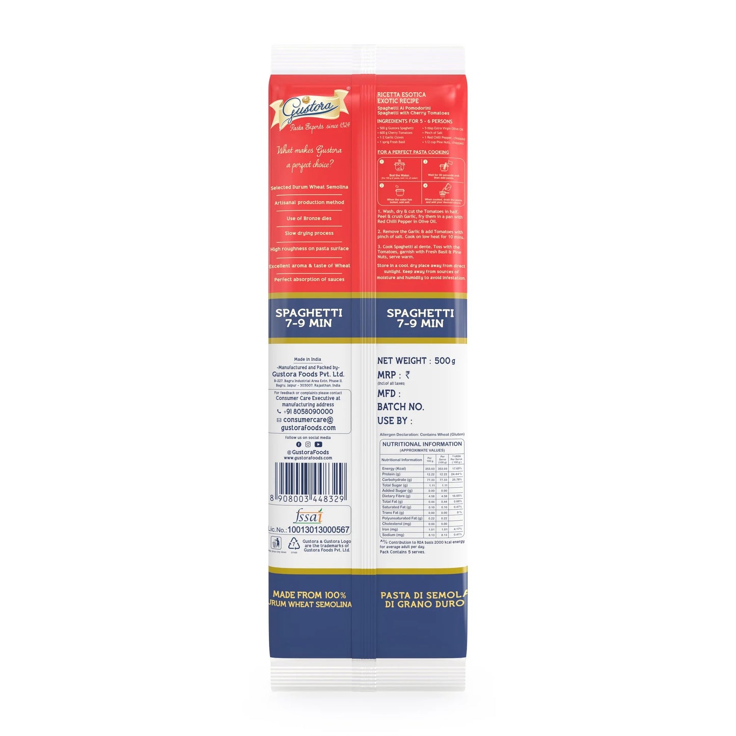 Pasta Spaghetti 500g