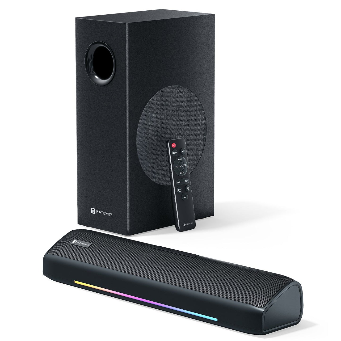 Sound Bar Zuno Deep Bass| Bluetooth Version 5.3 | Multiple EQ Mode | Sleek Remote Control