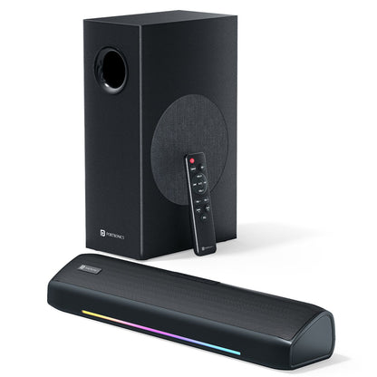 Sound Bar Zuno Deep Bass| Bluetooth Version 5.3 | Multiple EQ Mode | Sleek Remote Control