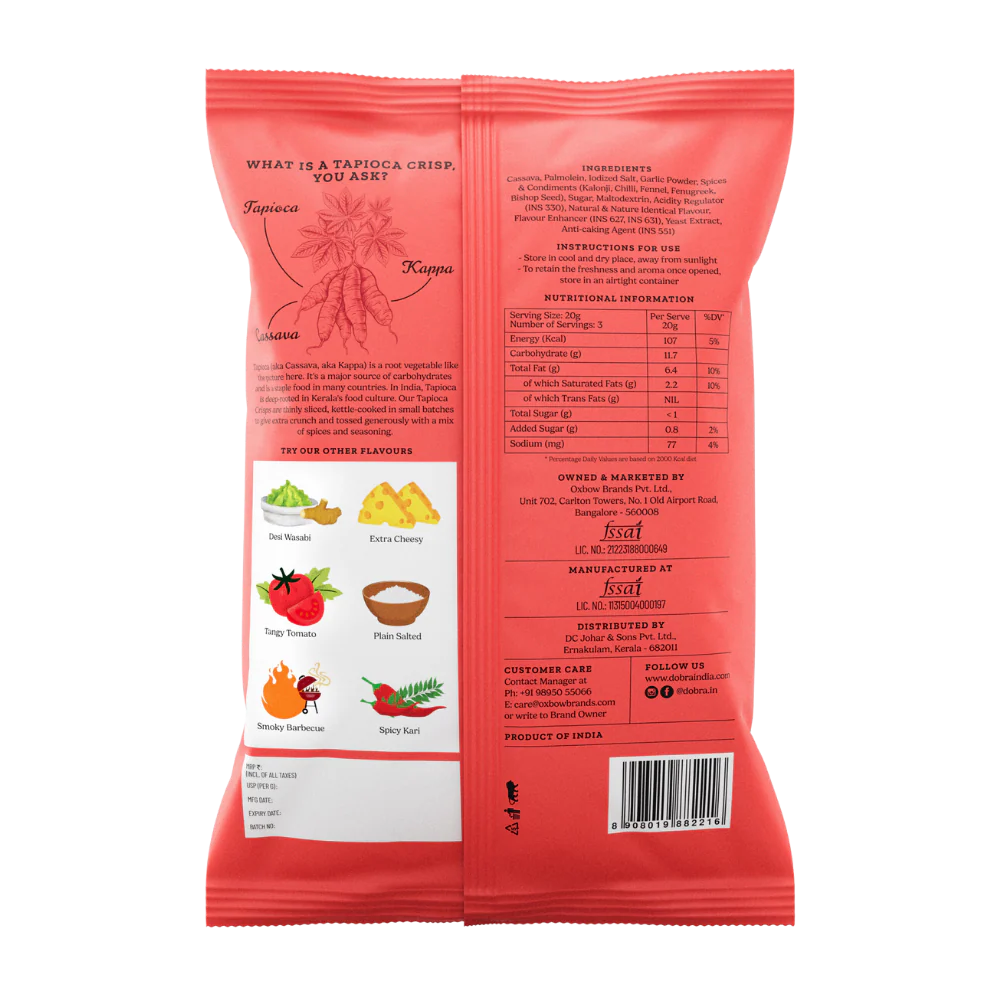 Tapioca Chips - Garlic Pickle - 60gm