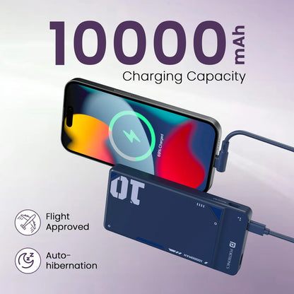 10000mAh Slim Powerbank | 22.5W Fast Charging | Dual Output Port | LED Indicator