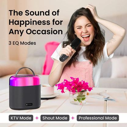 Party Speaker Dash3 5 Hour Playtime| Dynamic RGB Lights | 16W Speaker | 5 Voice Effect