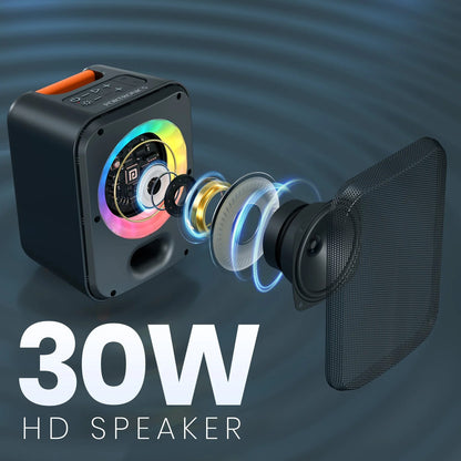 Party Speaker Dash 30W Sound Output | Bluetooth Version 5.4 | ECHO Control | Upto 5 Hours Playtime