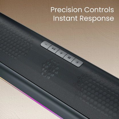 Sound Bar Zuno Deep Bass| Bluetooth Version 5.3 | Multiple EQ Mode | Sleek Remote Control