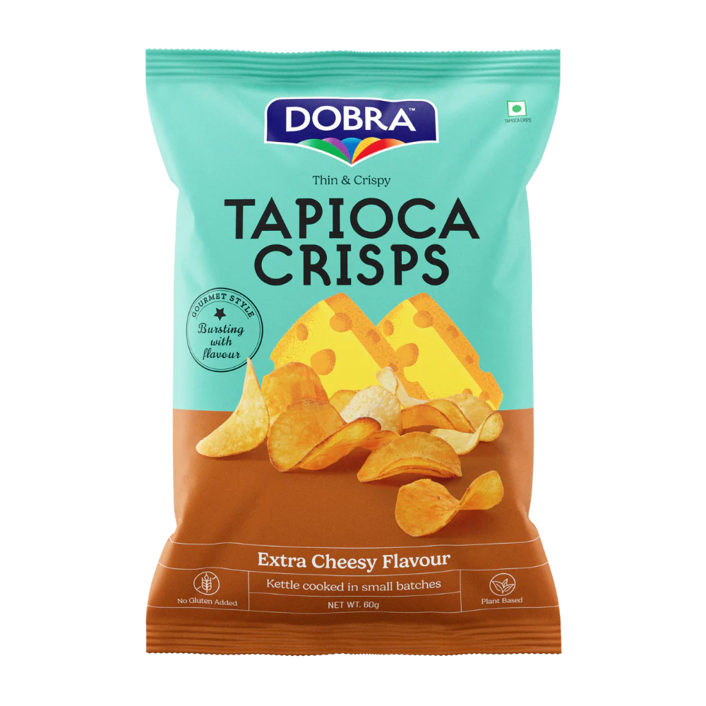 Tapioca Chips - Extra Cheesy - 60gm