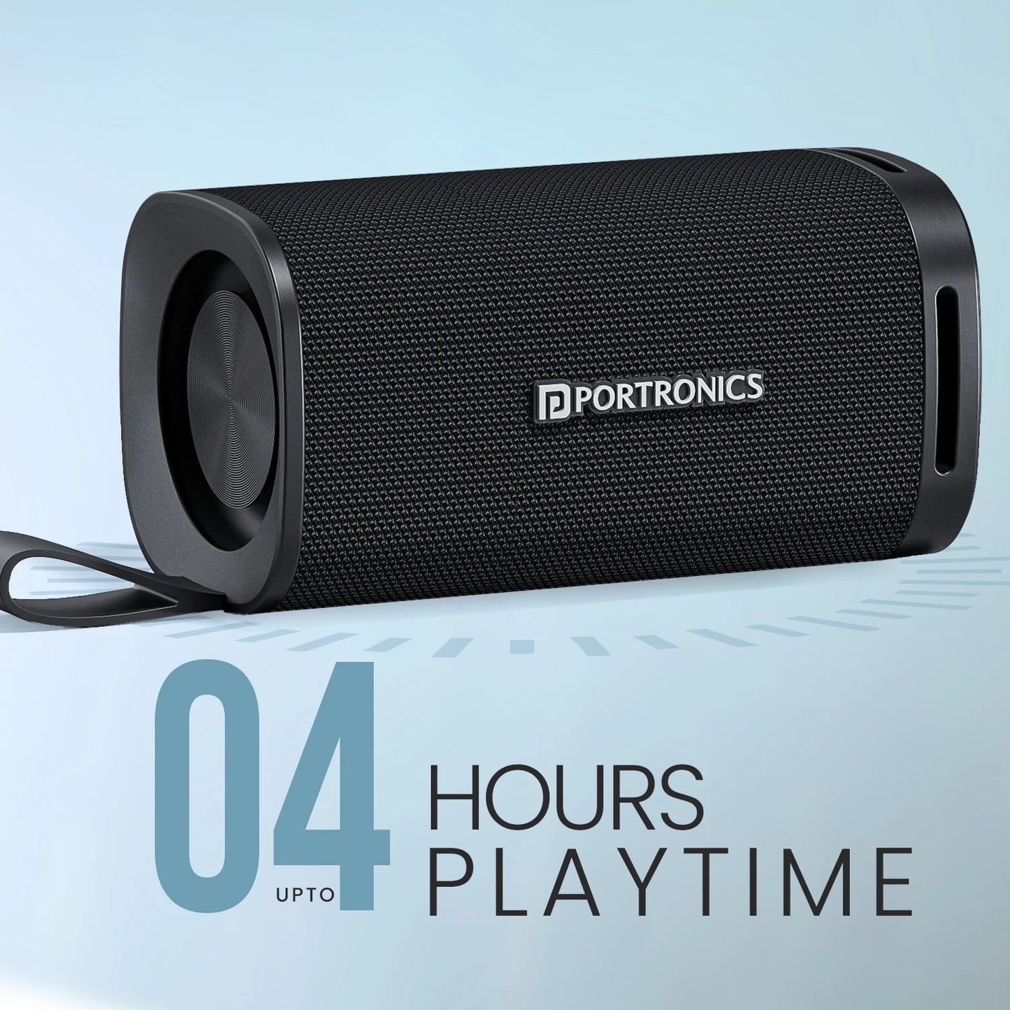 Portable Speaker Fynix Mini Dual Passive Radiator | Upto 4 Hours Playtime | Type C Charging | TWS Mode