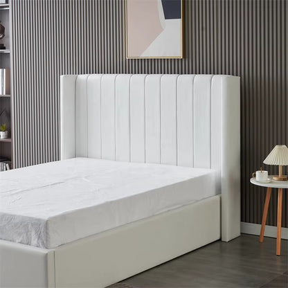Storage Bed QUEEN-A White 152*190cm (5*6.3ft)