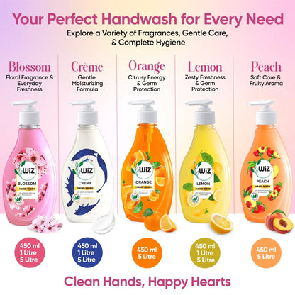 Hand Wash 450ml Dispenser Bottle - Blossom