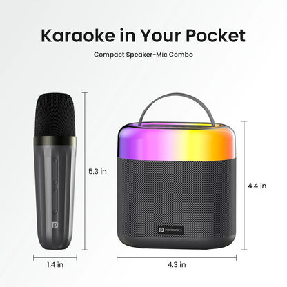 Party Speaker Dash3 5 Hour Playtime| Dynamic RGB Lights | 16W Speaker | 5 Voice Effect