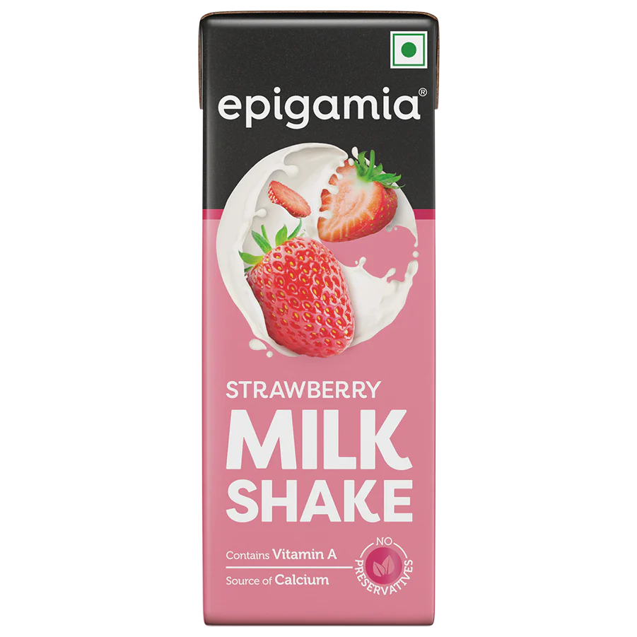 Strawberry Milkshake (Skimmed Milk)  180ml