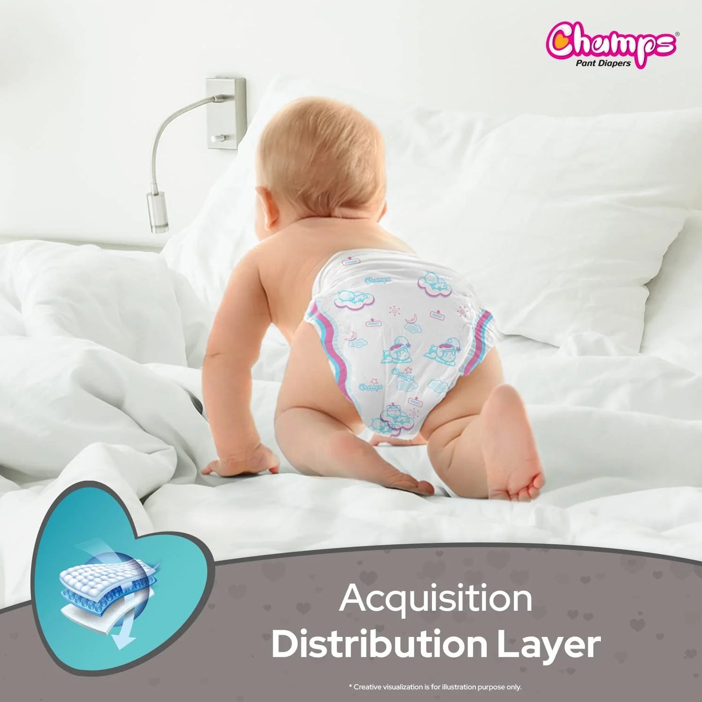 Baby Pant Diapers Soft & Dry - Extra Large 24 Pieces (12 to 17 Kg)