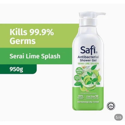 Antibacterial Shower Serai Lime Splash 950 ml